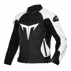 TNS PRO 2nd Generation White Black Deri Motorcu Montu