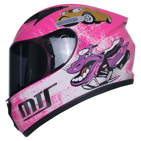 MTS M-201 FULL FACE ÇOCUK KASK PINK PEMBE MTS M-201 FULL FACE ÇOCUK KASK PINK PEMBE