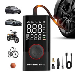 Knmaster LP200 – 150 PSI Dijital Göstergeli Şarjlı Hava Pompası Knmaster LP200 – 150 PSI Dijital Göstergeli Şarjlı Hava Pompası