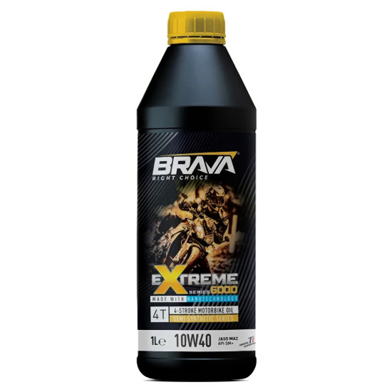 BRAVA EXTREME 6000 4T 10W40 MOTOR YAĞI 1LT BRAVA EXTREME 6000 4T 10W40 MOTOR YAĞI 1LT