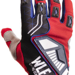 WLF RACING MX ELDİVEN KIRMIZI MAVİ