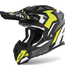 AIROH ACE SWOOP YELLOW MATT KASK