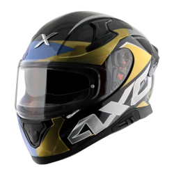 AXOR Apex Chrometech Kask Mavi-Siyah
