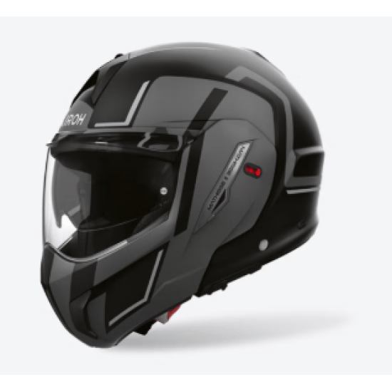 Aıroh Mathısse Iı Genıus Grey Matt Kask