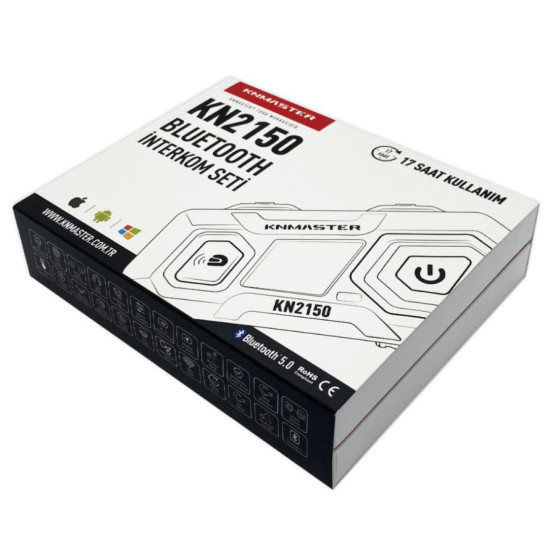 Knmaster KN2150 Motosiklet Kask İnterkom Bluetooth Intercom Kulaklık Seti Knmaster KN2150 Motosiklet Kask İnterkom Bluetooth Intercom Kulaklık Seti
