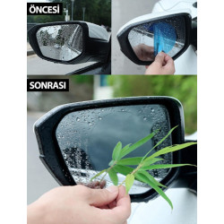 Knmaster Evrensel Otomobil Dikiz Aynası Yağmur Kaydırıcı Şeffaf Film Takımı Knmaster Evrensel Otomobil Dikiz Aynası Yağmur Kaydırıcı Şeffaf Film Takımı