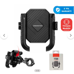 KNMASTER TT-500 Titreşim Önleyicili Motosiklet Telefon Tutucu