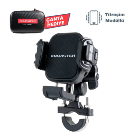 Knmaster TT-870 Titreşim Engelleyicili Tüm Motosikletlere Uyumlu Telefon Tutucu