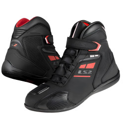 LS2 GARRA WP BOT SİYAH-KIRMIZI