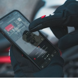 LS2 JET 2 WATERPROOF ELDİVEN SİYAH