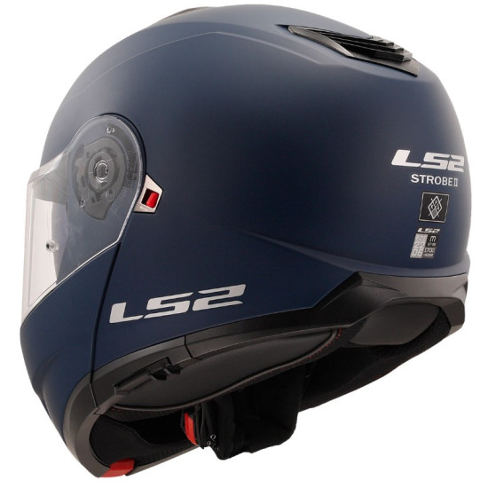 LS2 STROBE 2 MAT NAVY MAVİ KASK LS2 STROBE 2 MAT NAVY MAVİ KASK