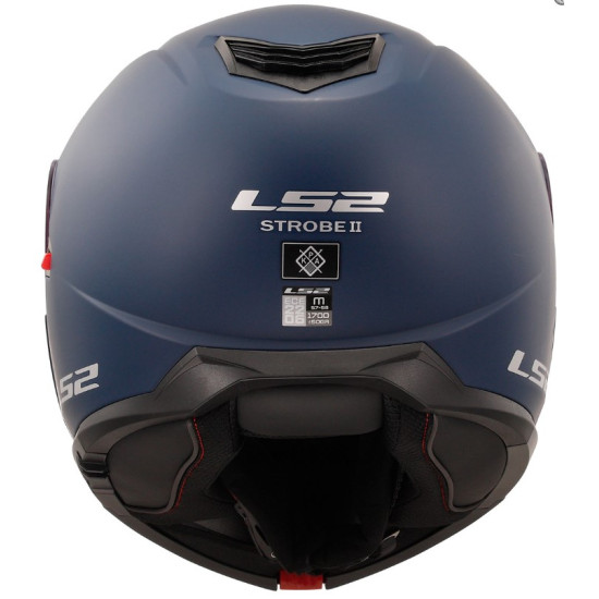 LS2 STROBE 2 MAT NAVY MAVİ KASK LS2 STROBE 2 MAT NAVY MAVİ KASK