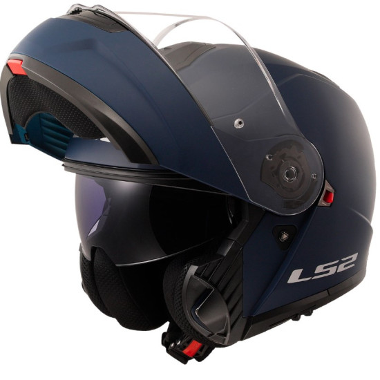 LS2 STROBE 2 MAT NAVY MAVİ KASK LS2 STROBE 2 MAT NAVY MAVİ KASK