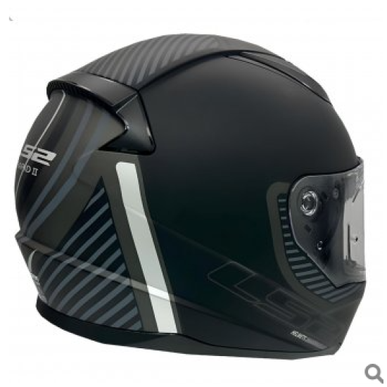 LS2 RAPID 2 EXTRA MAT SİYAH-GRİ KASK