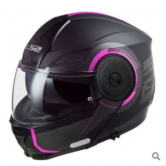 LS2 SCOPE 2 ARCH MAT TITANIUM-PEMBE KASK
