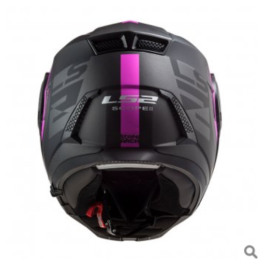 LS2 SCOPE 2 ARCH MAT TITANIUM-PEMBE KASK