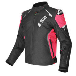 LS2 ZOOM KADIN MONT SİYAH-FUŞYA 
