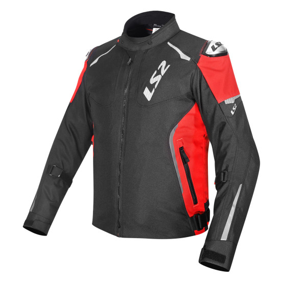 LS2 ZOOM MONT SİYAH-KIRMIZI