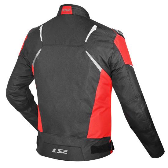 LS2 ZOOM MONT SİYAH-KIRMIZI