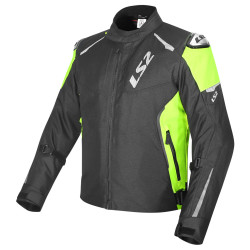 LS2 ZOOM MONT SİYAH-NEON SARI