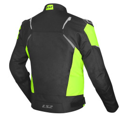 LS2 ZOOM MONT SİYAH-NEON SARI