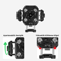 M33 Titreşim Modüllü Telefon Tutucu