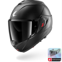 Shark Oxo Dark Shadow mat Çene Açılır Kask KMA