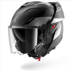 Shark Oxo Mekarıum Mat Çene Açılır Kask AUK