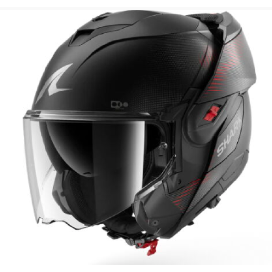 Shark Oxo Sp Lyne Mat Çene Açılır Kask KAA