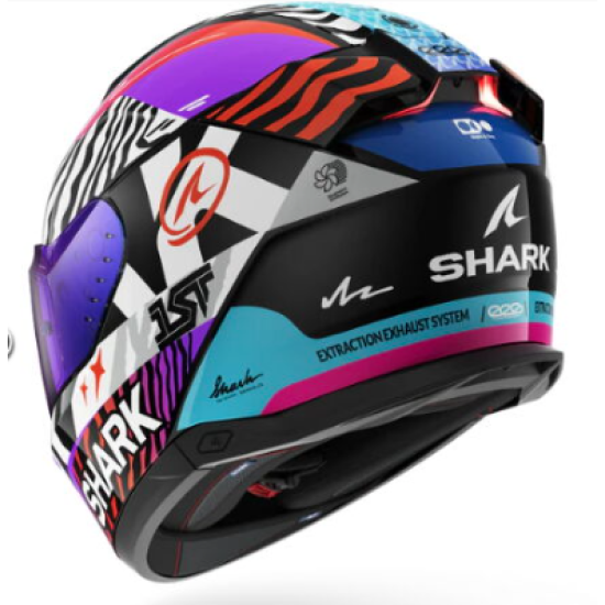 Shark Skwal İ3 Speed-Fancy Kapalı Kask KWO