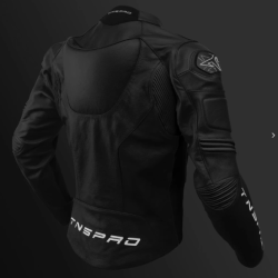 TNS PRO Nova Specter Deri Motorcu Montu SİYAH