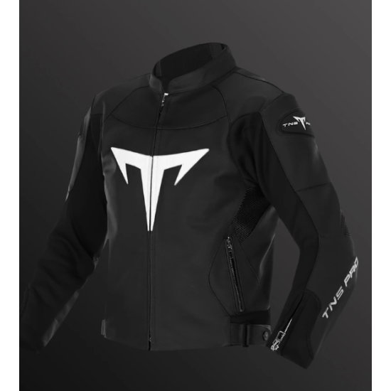 TNS PRO Super Collection Black Deri Motorcu Montu