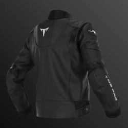 TNS PRO Super Collection Black Deri Motorcu Montu