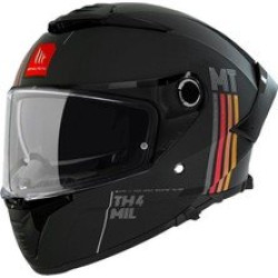MT Thunder 4 Sv Mil A11 Full Face Motosikler Kaskı MAT SİYAH