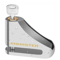 Knmaster motosiklet Bisiklet Paslanmaz Çelik Disk Kilidi Gümüş Gri