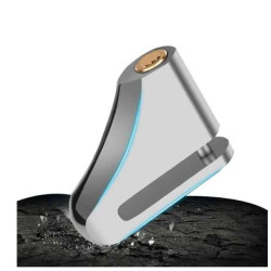 Knmaster motosiklet Bisiklet Paslanmaz Çelik Disk Kilidi Gümüş Gri Knmaster motosiklet Bisiklet Paslanmaz Çelik Disk Kilidi Gümüş Gri